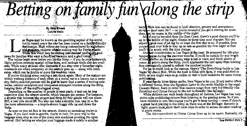 Betting on family fun along the strip