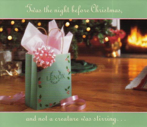 'Twas the night before Christmas, and not a creature was stirring...