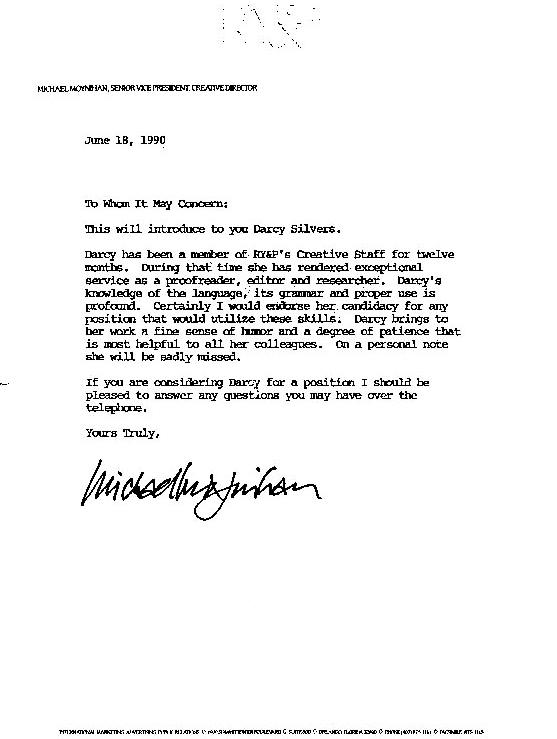 etter from Robinson, Yesawich & Pepperdine creative director