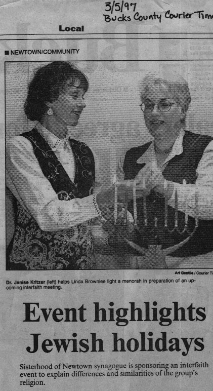 Event highlights Jewish holidays