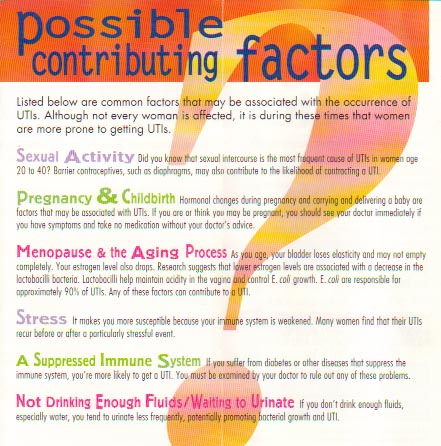 Possible contributing factors